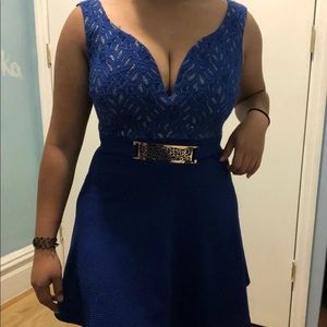 Royal Blue Dress